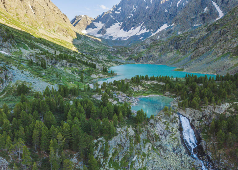 Озеро Куйгук, водопад